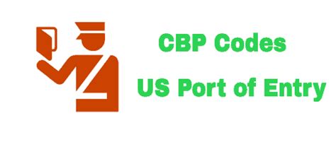 List Of Us Customs And Border Protection Cbp Codes Meaning