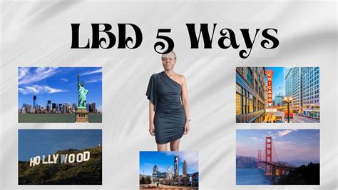 Little Black Dress 5 Ways Atl Chi La Nyc Sf Styles Youtube