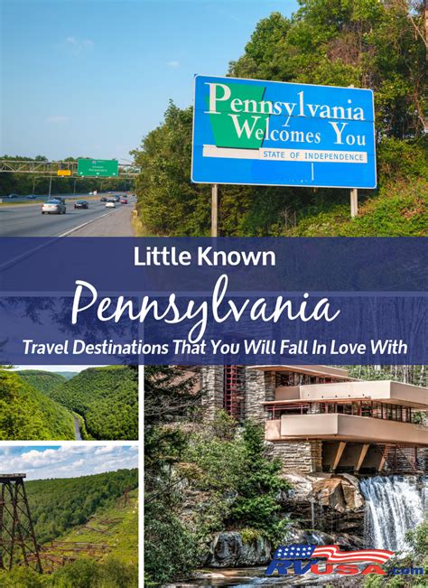 Little Known Travel Destinations In Pennsylvania Rv Lifestyle News