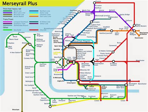 Liverpool Merseyrail Map