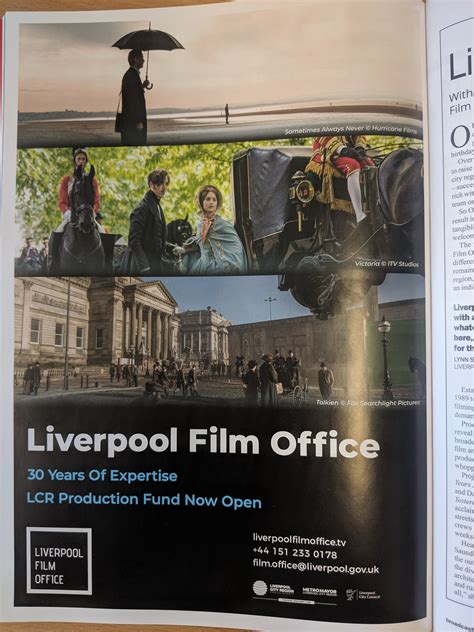 Liverpoolfilmoffice On Twitter Amp Quot Head Of Filmliverpool Reflected On Our 30 Years For