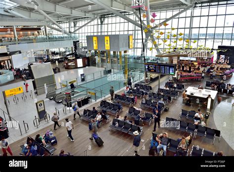 London Heathrow Airport Terminal 5 Flight Departures And Boarding