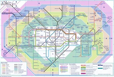 London Travel Zones Visit Britain