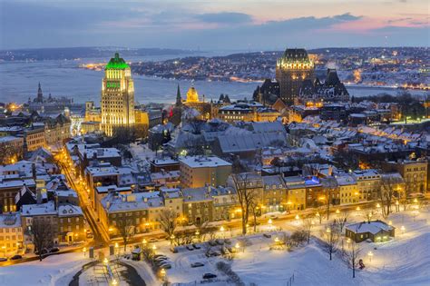 Looking For Winter Vacation Spots Visit Quebec City Montreal Canada