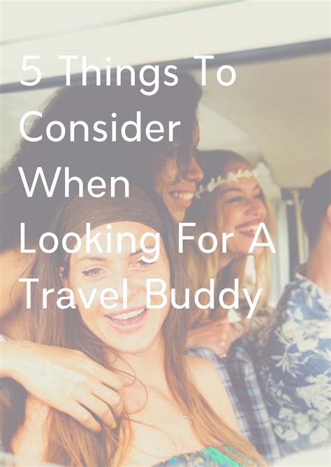 Find Your Perfect Travel Buddy