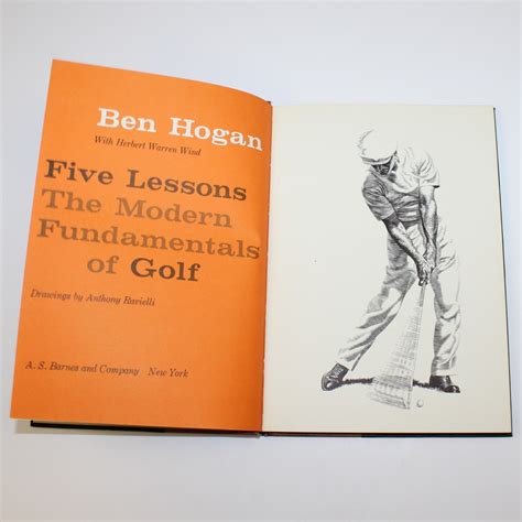 Lot Detail 1957 1St Deluxe Edition Ben Hogans Five Lessons Golf