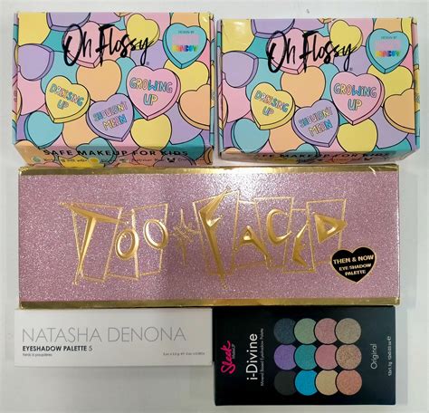 Lot Five Assorted Eyeshadow Palettes