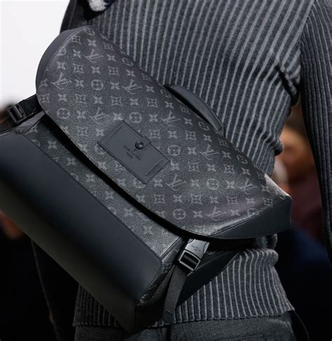 Louis Vuitton Debuts New Monogram Eclipse Print At Men Amp 39 S Fall 2016 Show Purseblog