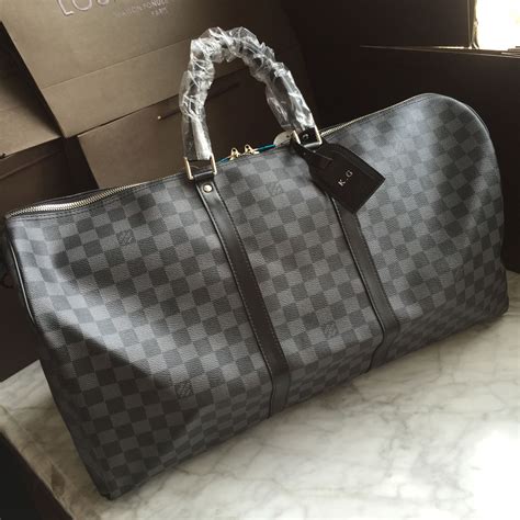 Louis Vuitton Lv Travel Luggage Bag 55Cm Keepall Vintage Louis Vuitton Handbags Bags Louis