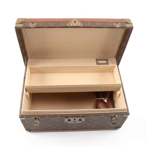 Louis Vuitton Train Case In Monogram And Leather 1960S Vintage Ebth