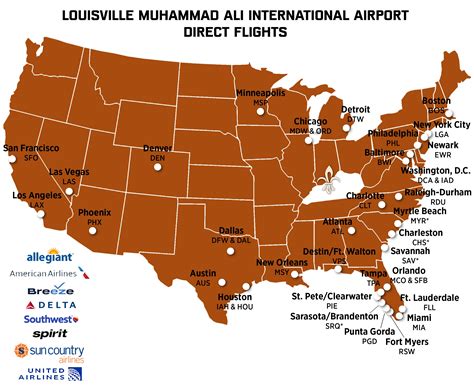 Louisville Airport Flights Airlines Transportation