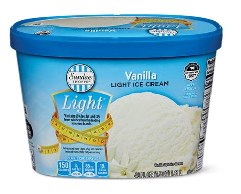 Low Fat Ice Cream Assorted Varieties Sundae Shoppe Aldi Us