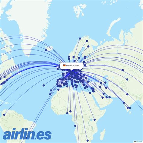 Lufthansa Destinations Map Guide