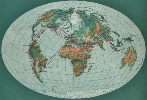 Lufthansa International Destinations 1970 1240X850 Mapporn