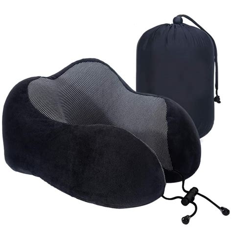 Luxury Travel Pillow Memory Foam Free Bonus Stylish Passports