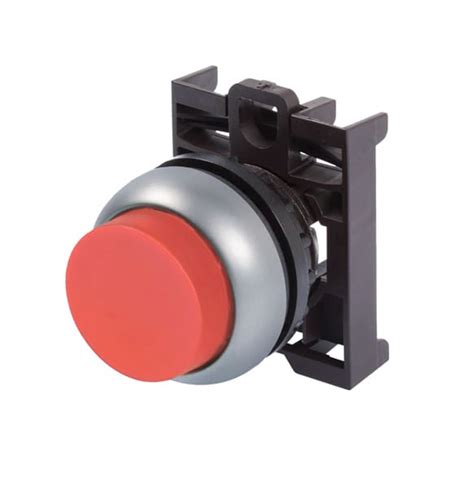 M22 Dh R Red Extended Momentary Push Button