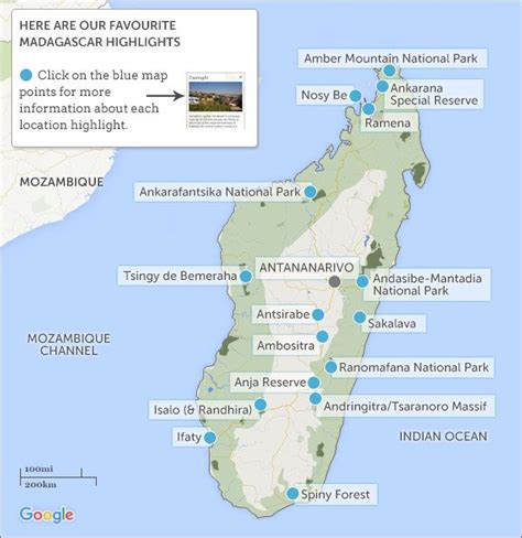 Madagascar Itineraries Amp Maps