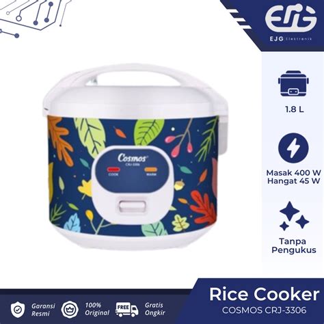 Magic Com Cosmos Rice Cooker Cosmos Crj 3306 Crj3306 Crj 3306 Lazada Indonesia