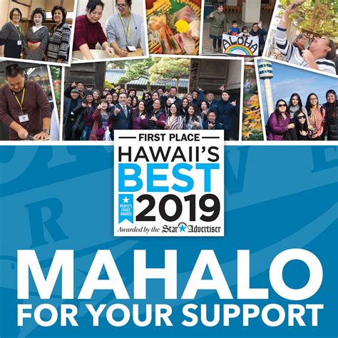 Mahalo Hawaii Amp 39 S Best Travel Agency 9 Years In A Row Non Stop Travel Voted Honolulu