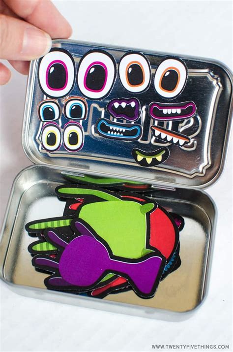 Make A Monster Diy Magnetic Travel Game For Kids Fun Loving Families