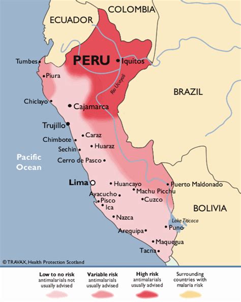 Malaria Maps Of Peru Cdc Nhs And Peru S Ministry Of Health