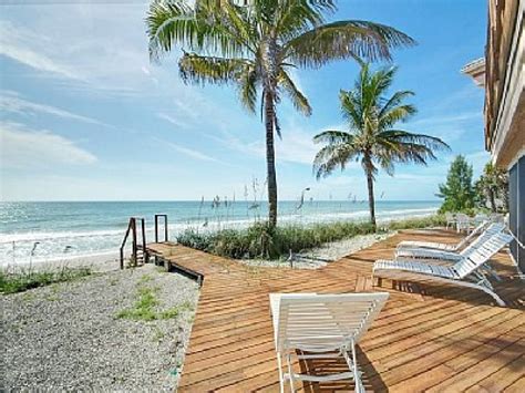 Manasota Key Florida Vacation Rental 205 Feet Of Private Beach Right On The Gulf 5 Bedrooms