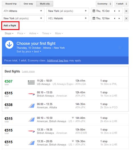 Manchester Direct Flights To Multiple Destinations Via Google Flights