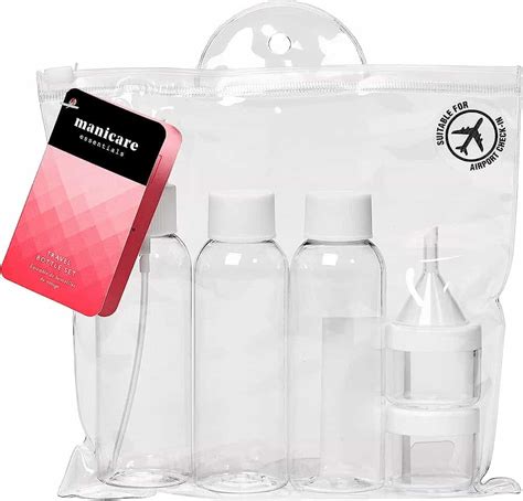 Manicare Essentials Travel Bottles Set Affordable Price