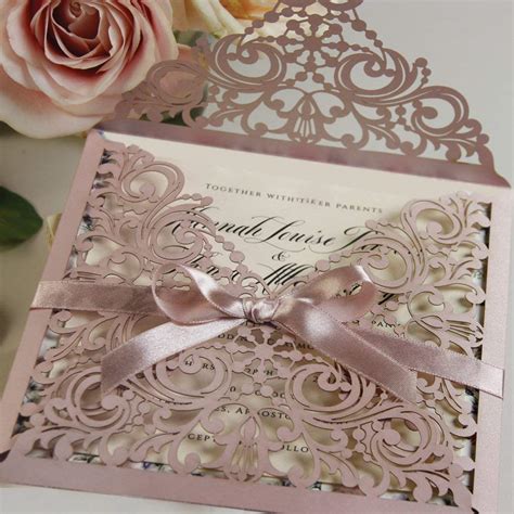 Map Invitation Wedding Invitation Envelopes Laser Cut Wedding