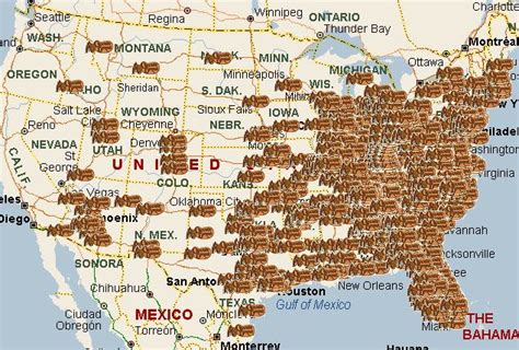 Map Of All Cracker Barrel Locations