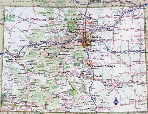 Map Of Colorado Cities Colorado Vacation