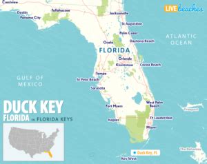 Map Of Duck Key Florida Live Beaches