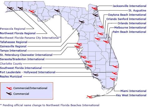 Map Of Florida Airport Oppidan Library