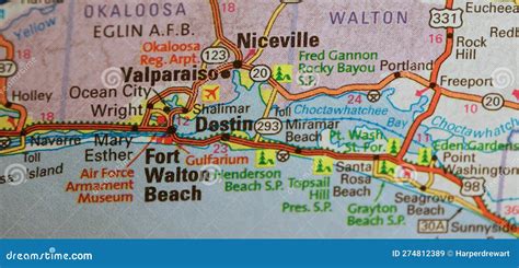 Map Of Florida Cities Destin Denise Guenevere