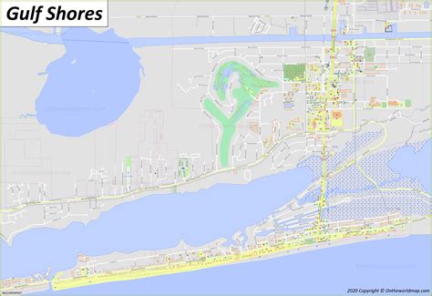 Map Of Gulf Shores Alabama Maping Resources