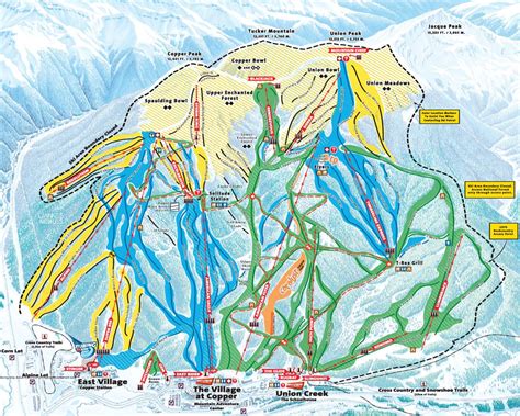 Map Of Sacramento And Surrounding Cities Copper Mountain Trail Map