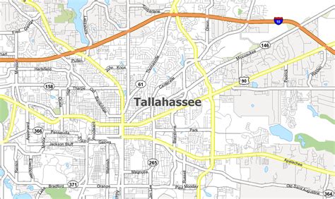 Map Of Tallahassee Florida Gis Geography