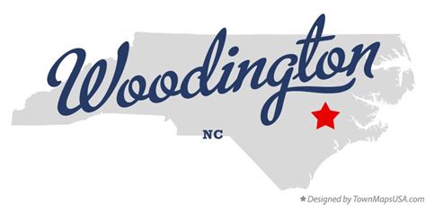 Map Of Woodington Nc North Carolina