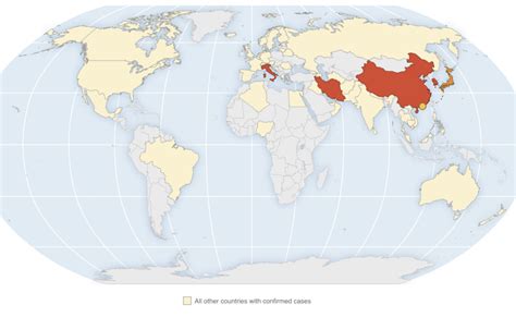 Map Which Countries Have Cdc Travel Advisories Because Of Coronavirus