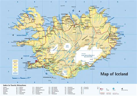 Mapa De Islandia 15 Mapas Tur Sticos De Islandia Europa