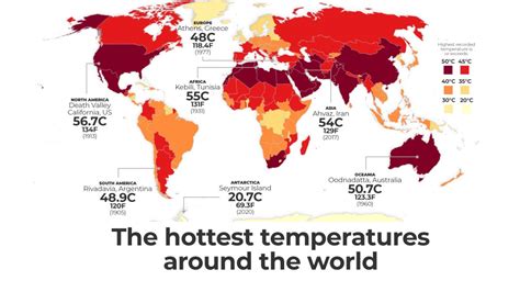 Mapping The Hottest Temperatures Around The World Infographic News Al Jazeera