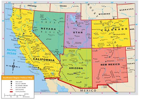 Maps Usa Map Southwest