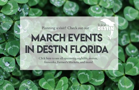 March Events In Destin Florida Find Things To Do In Destin