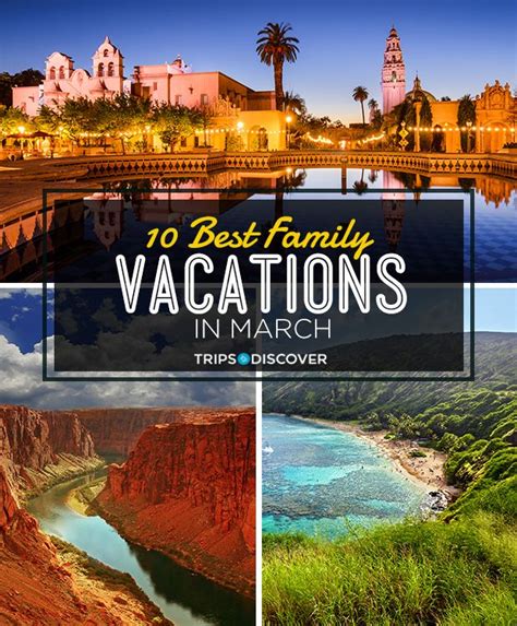 5 March Vacation Spots