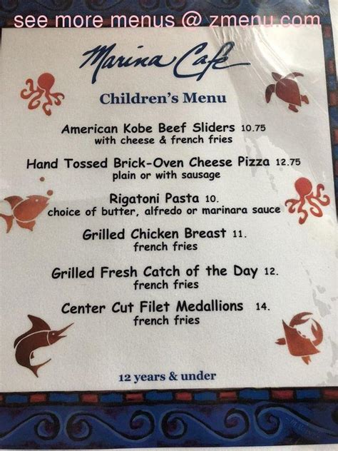 Marina Cafe Destin Menu Prices Restaurant Reviews Tripadvisor