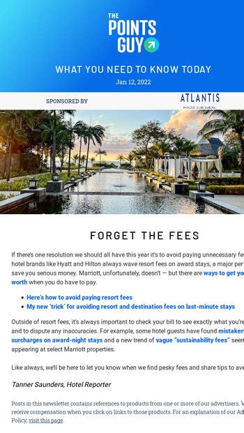 Marriott Award Redemption Fees How To Avoid Resort Fees More Daily