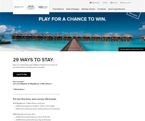 Marriott Rewards 29 Ways To Stay Game Oct 11 Nov 8 For Points And