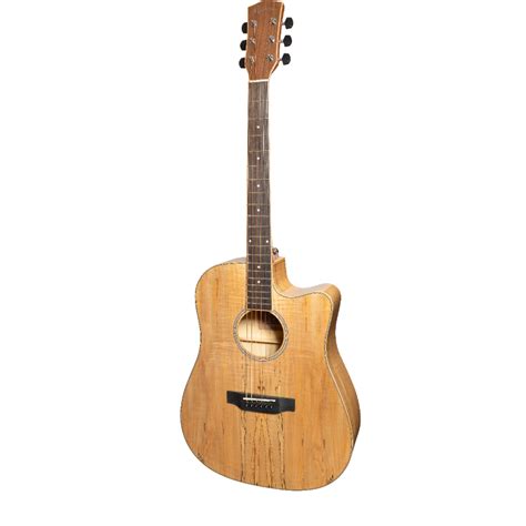 Martinez Amp 39 31 Series Amp 39 Spalted Maple Acoustic Electric Parlor Traveller Roycemusic