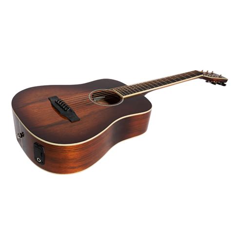 Martinez Mbt 31D Abb Babe Acoustic Electric Traveller Guitar African Brownburst Downtown