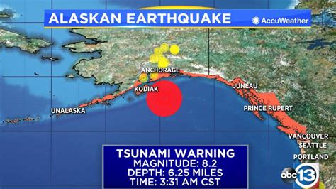 Massive Earthquake Off Coast Of Alaska Triggers Tsunami Warnings Abc News